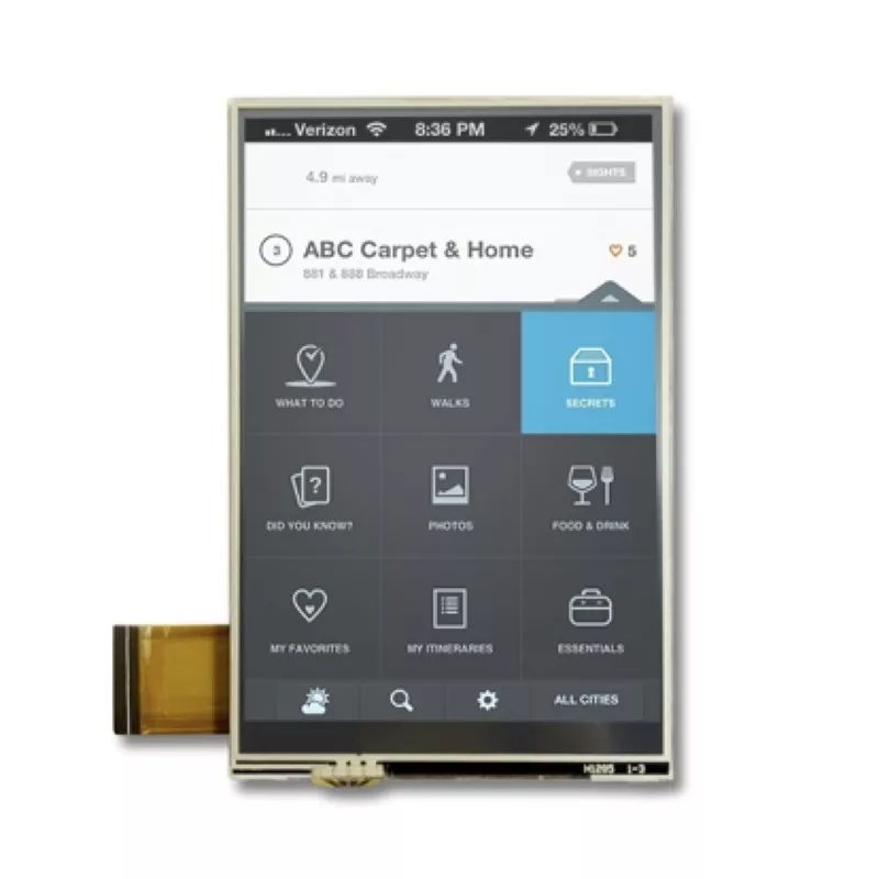 3.5 '' Mô -đun TFT cảm ứng điện trở 320x480